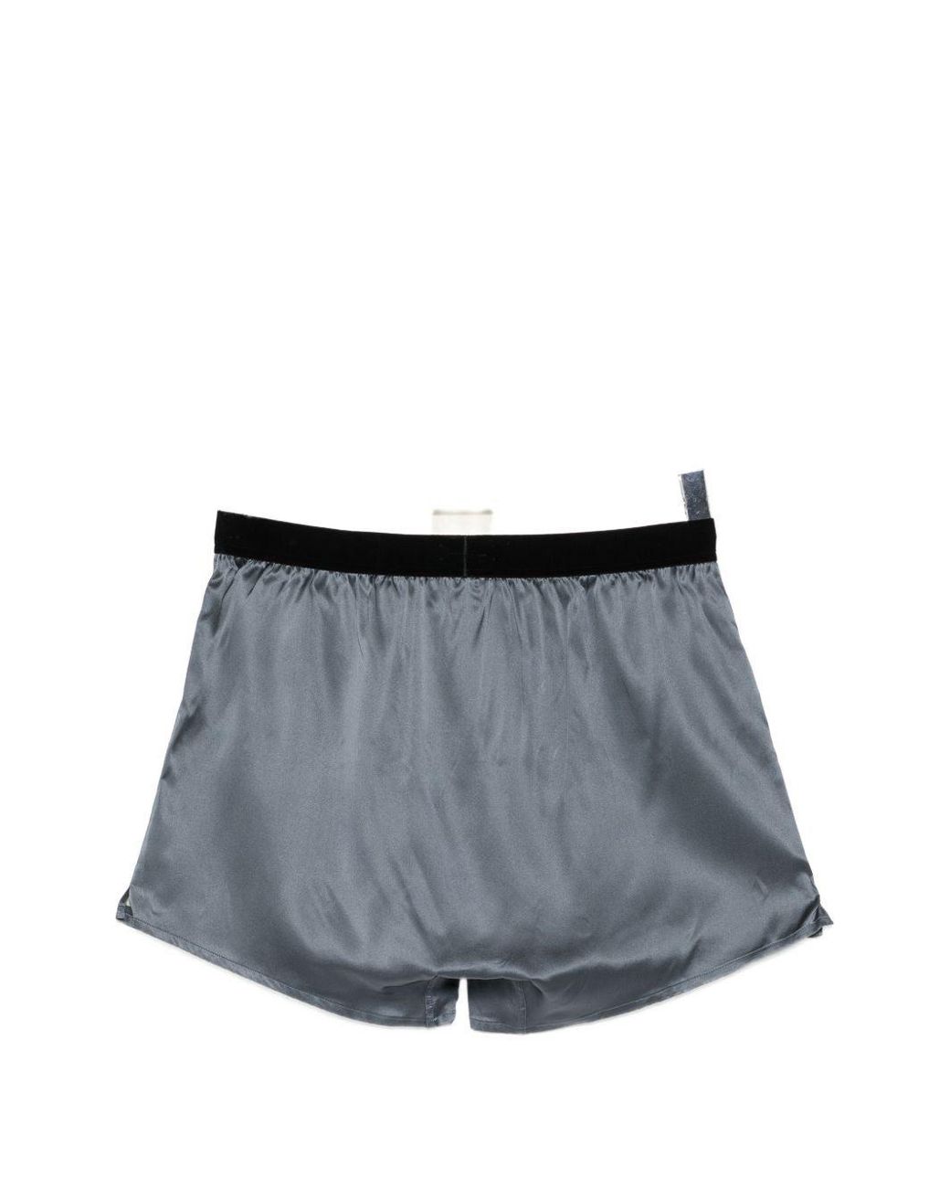 Tom Ford Gray Logo-Patched Boxer for men