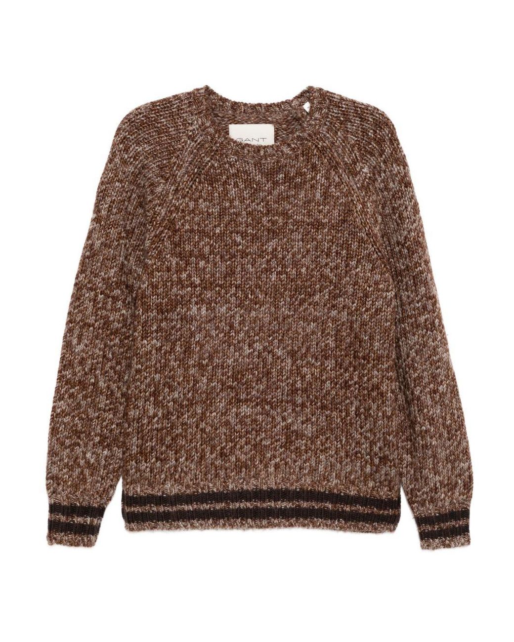 Gant Brown Wool Jumper for men
