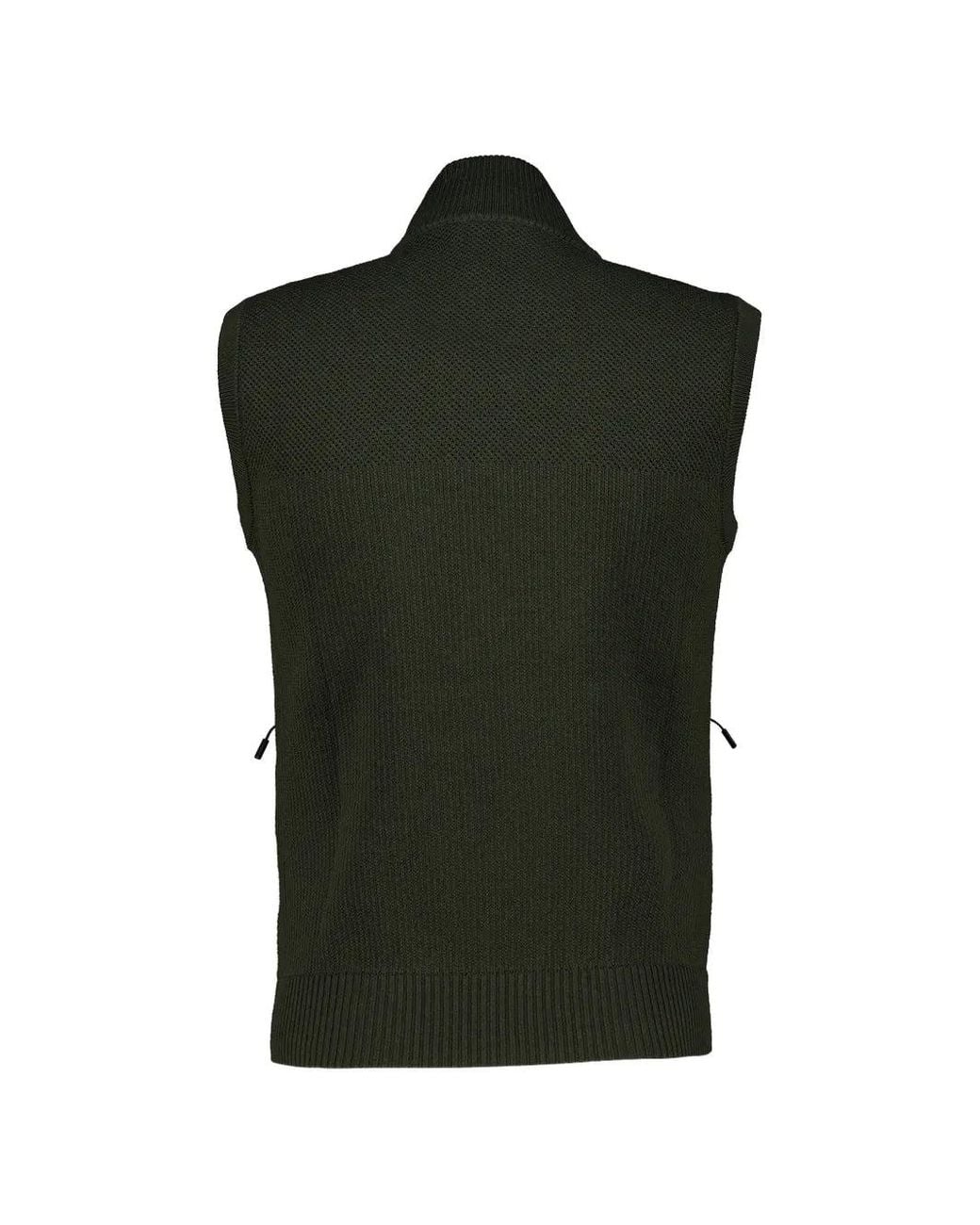 Canada Goose Green Hybridge Knitted Gilet for men