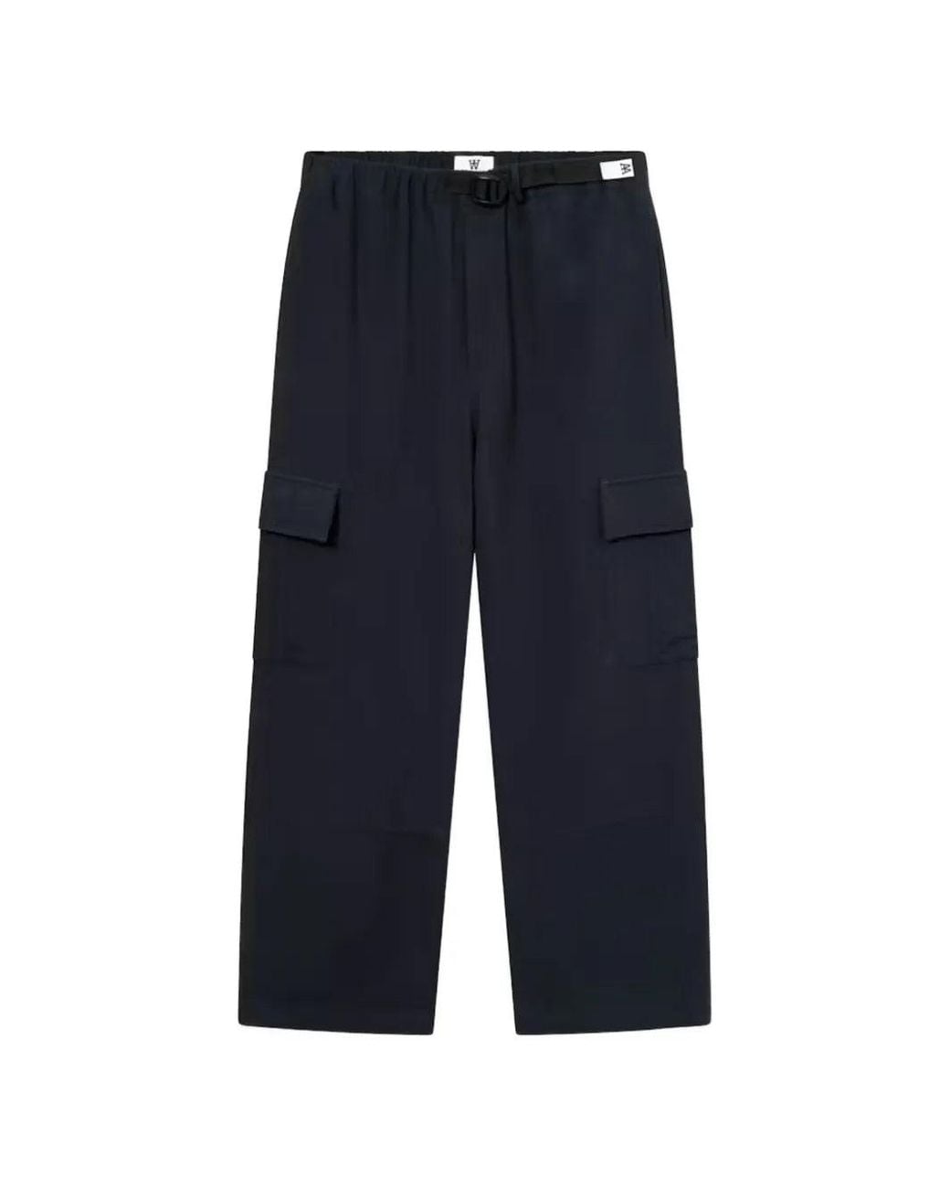 WOOD WOOD Blue Cargo Trousers for men