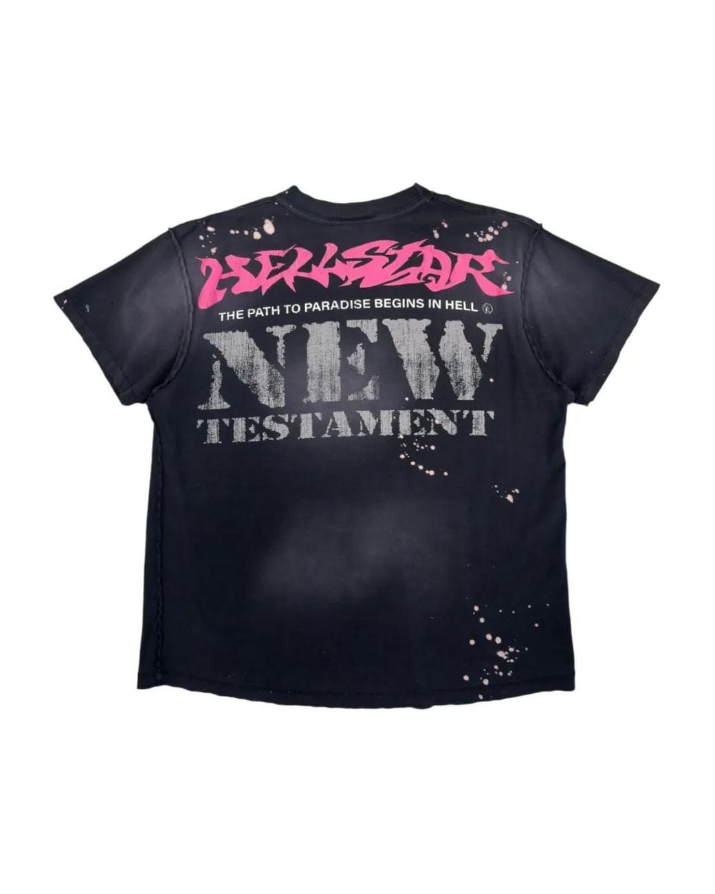 HELLSTAR New Testament T-Shirt in het Blue voor heren