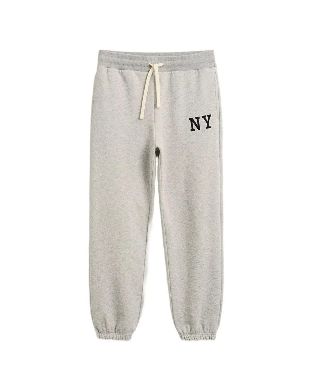 Gant White Pantalon De Jogging À Patch Logo for men