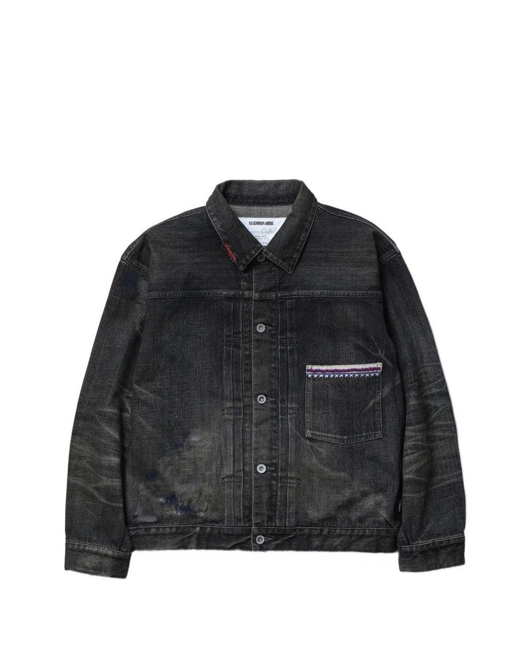 Neighborhood Green Type-1 Denim Jacket for men