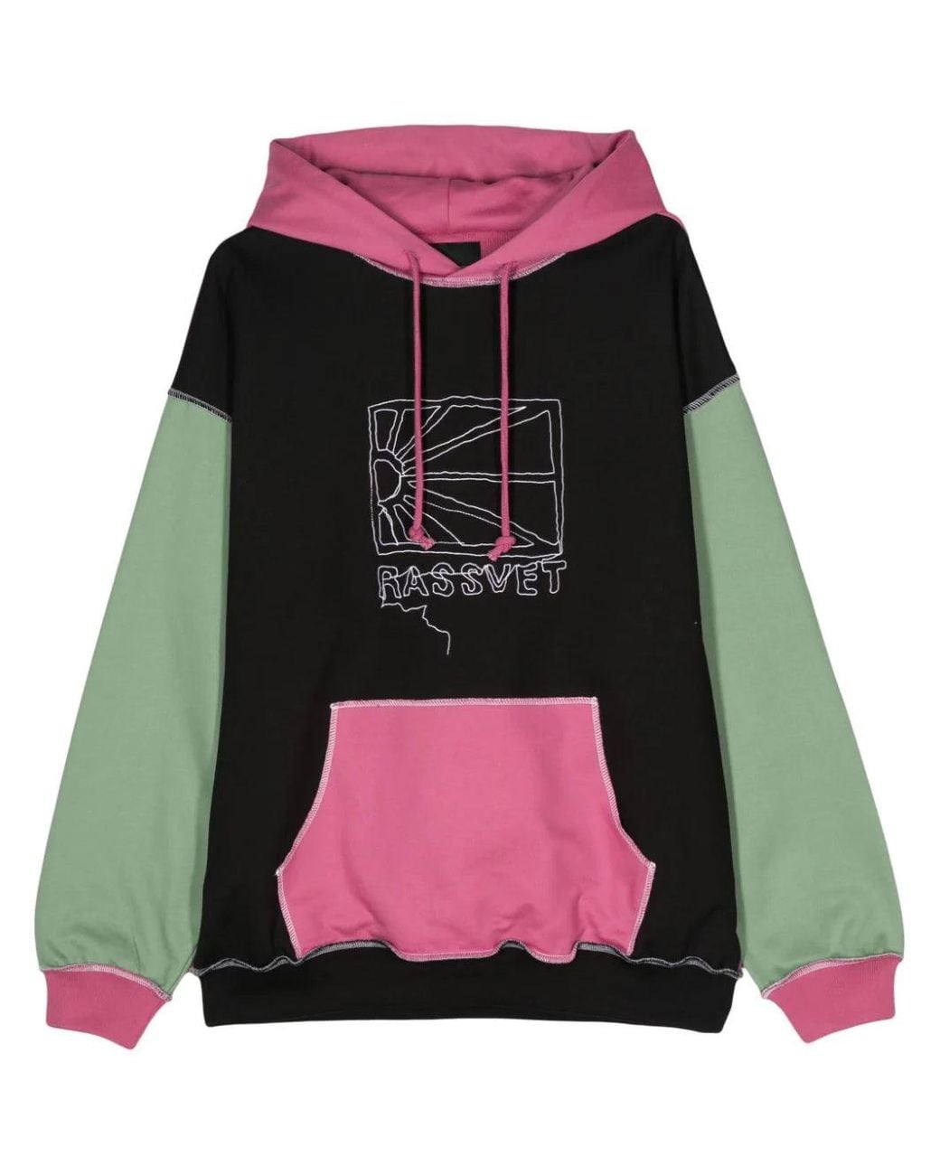 Rassvet (PACCBET) Logo-Embroidered Cotton Hoodie for men