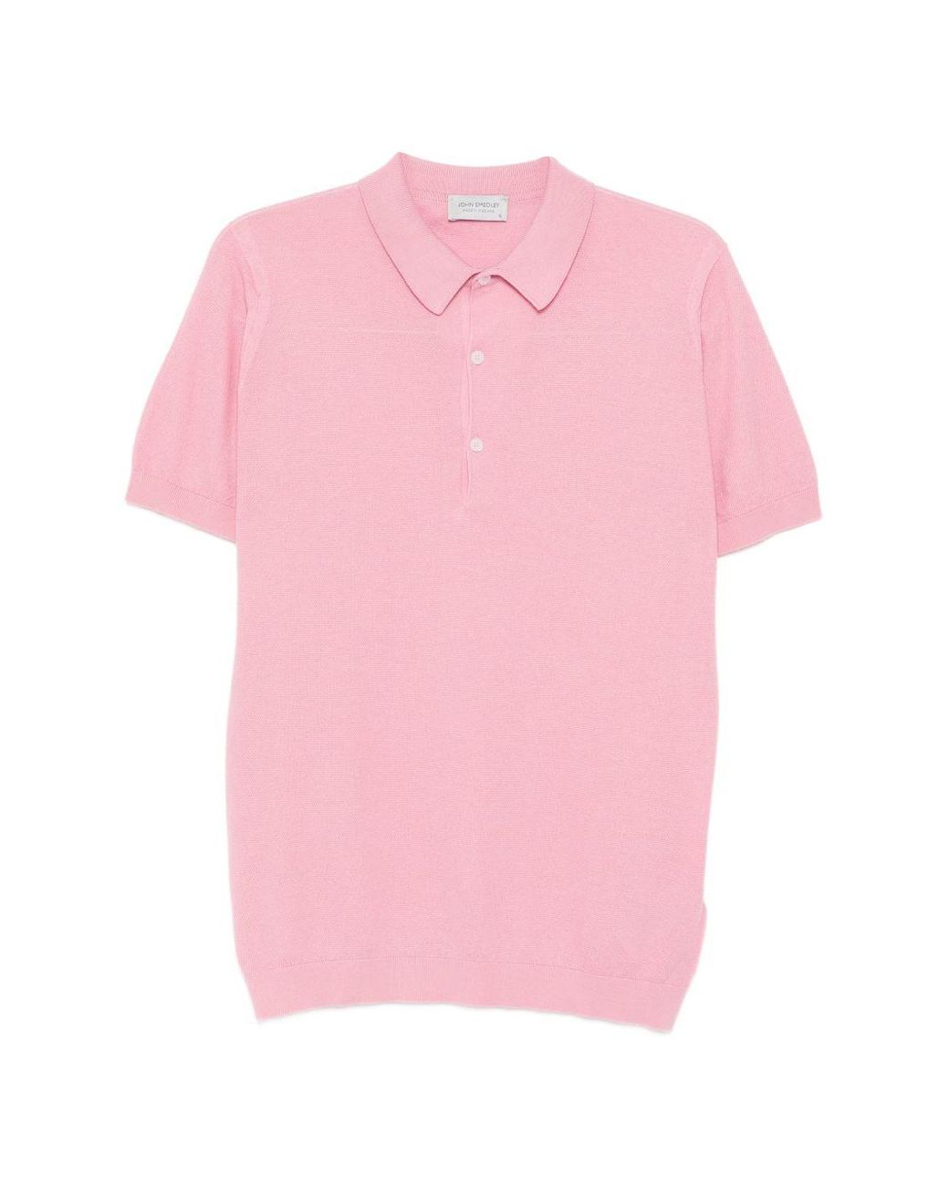 John Smedley Pink Roth Polo Shirt for men
