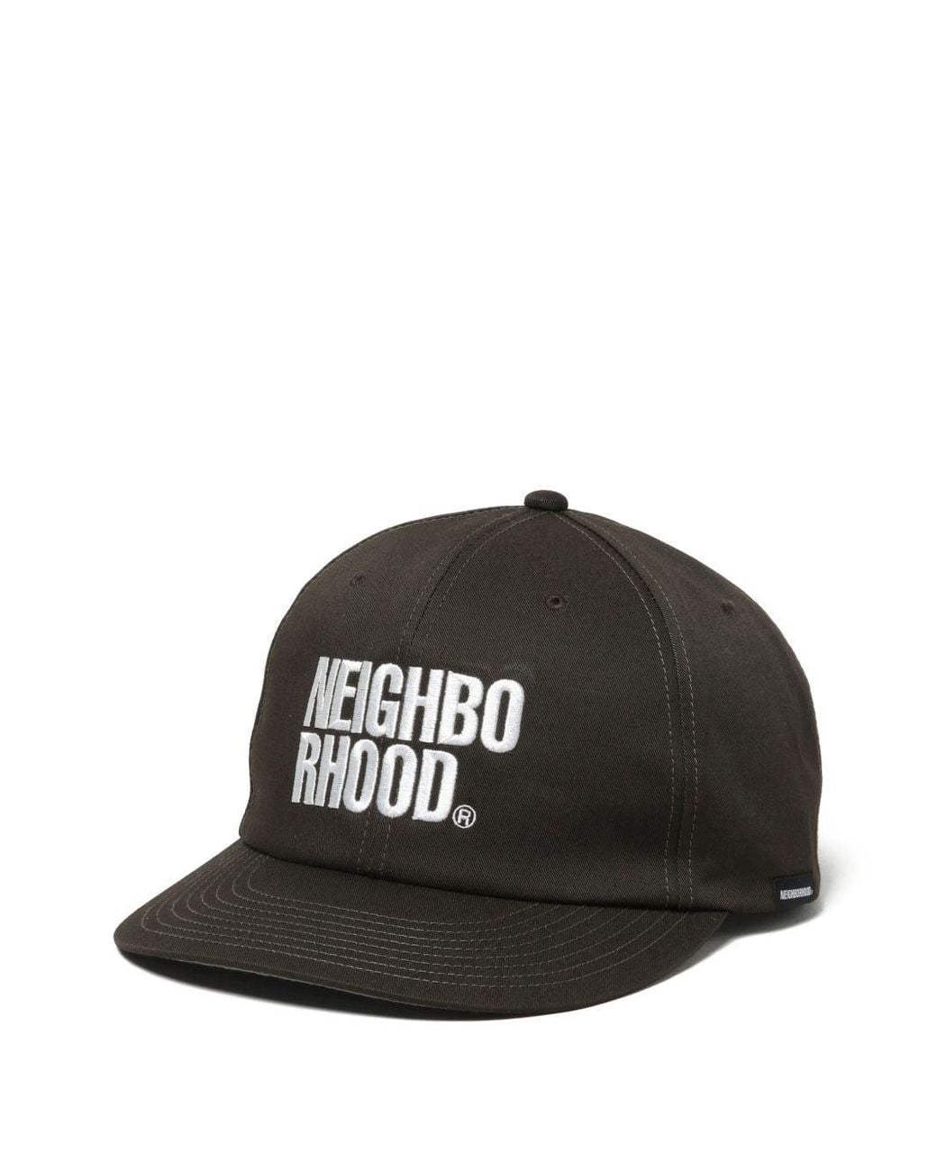 Neighborhood Black Embroidered Cotton Cap for men