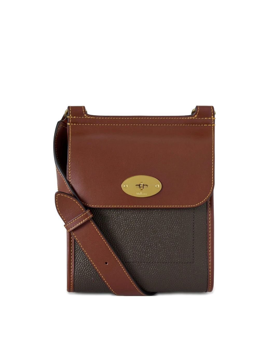 Mulberry Brown Antony Messenger Bag for men