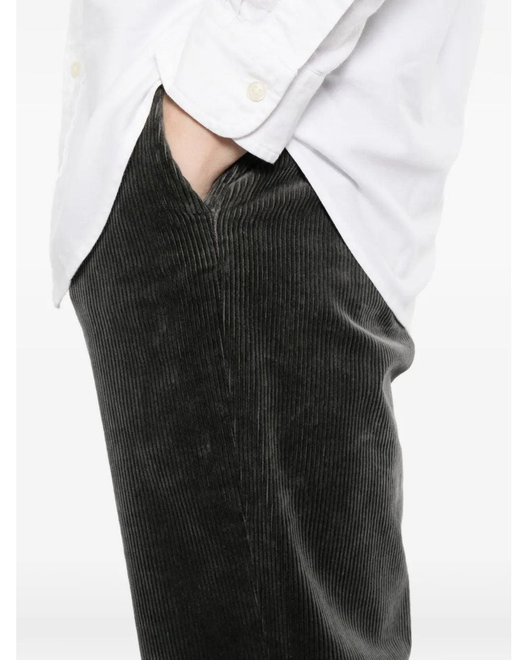 Polo Ralph Lauren Black Corduroy Trousers for men
