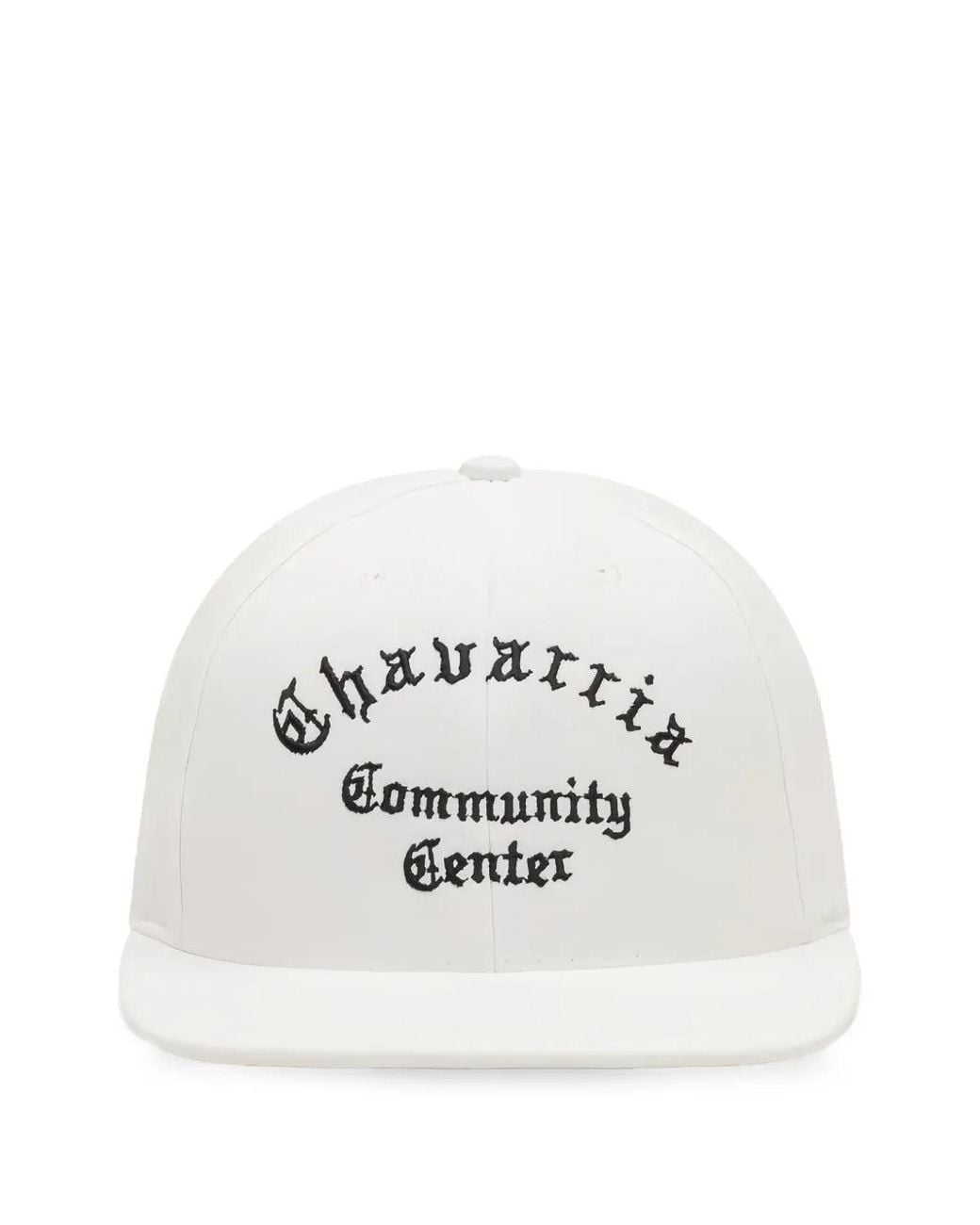 Willy Chavarria White Logo-Embroidered Cap for men