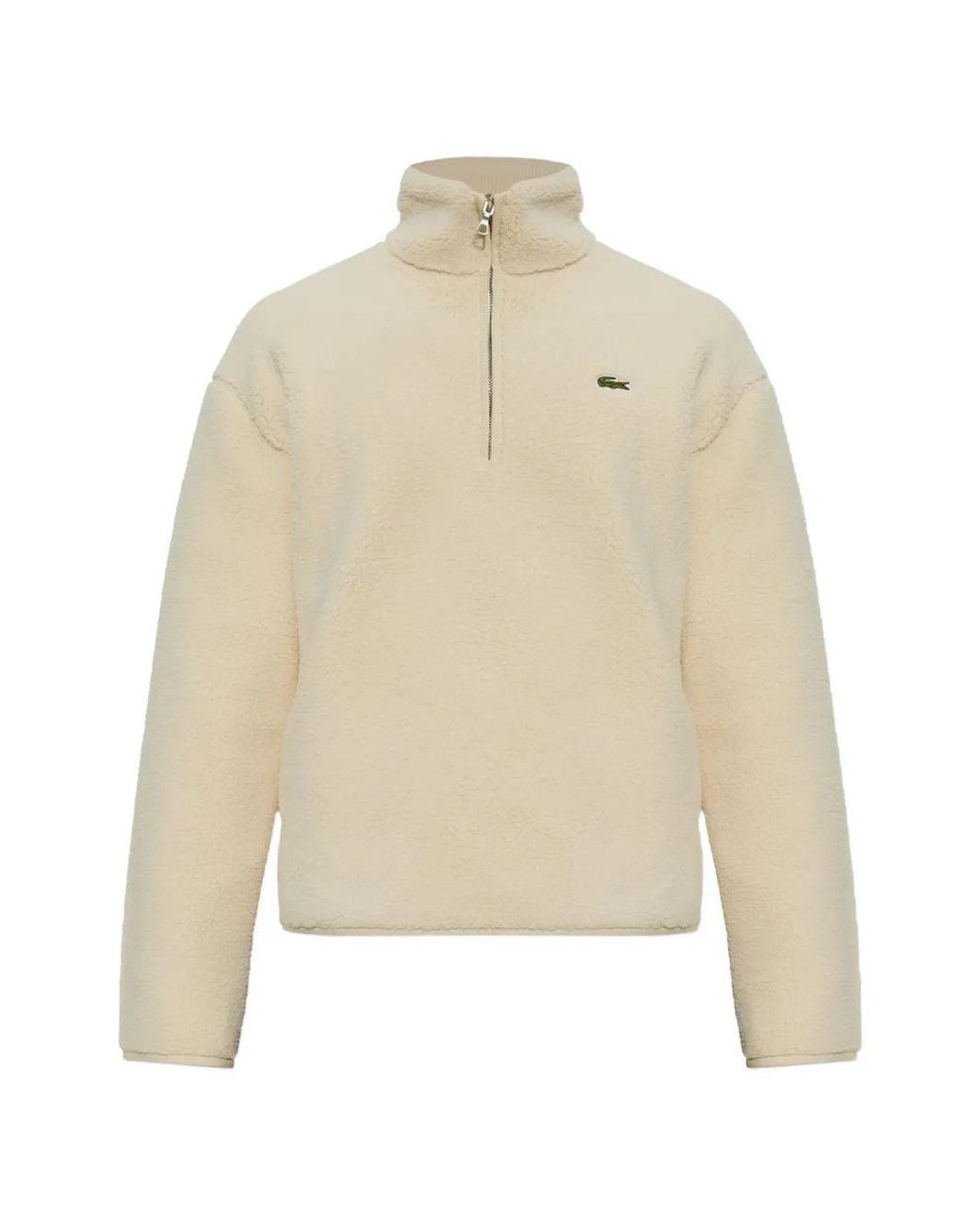 Lacoste Natural Teddy Fleece Sweater for men