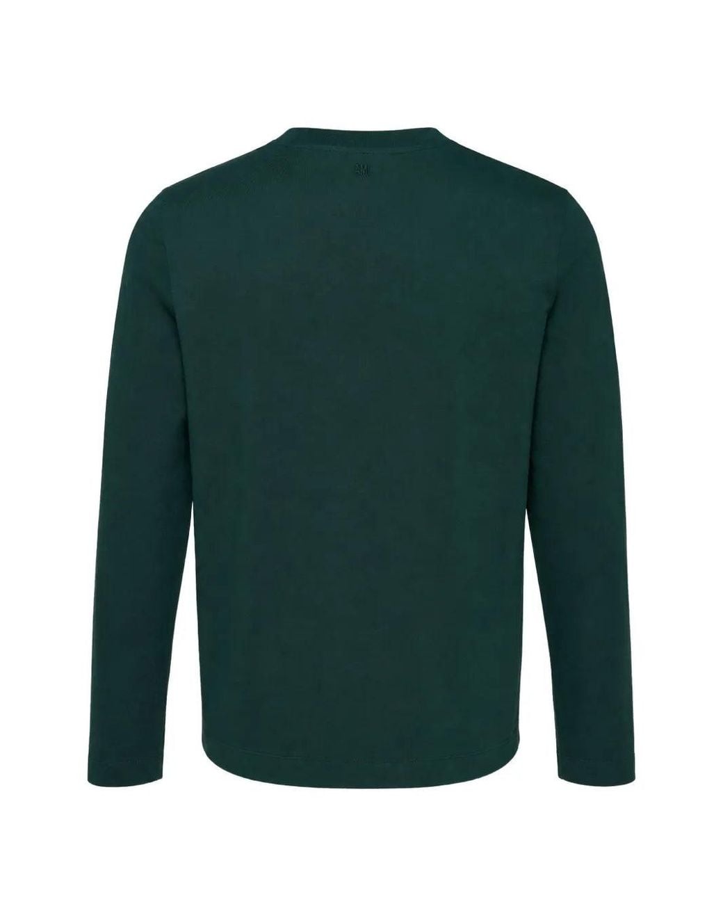 AMI Green Ami De Coeur Long-Sleeve T-Shirt for men