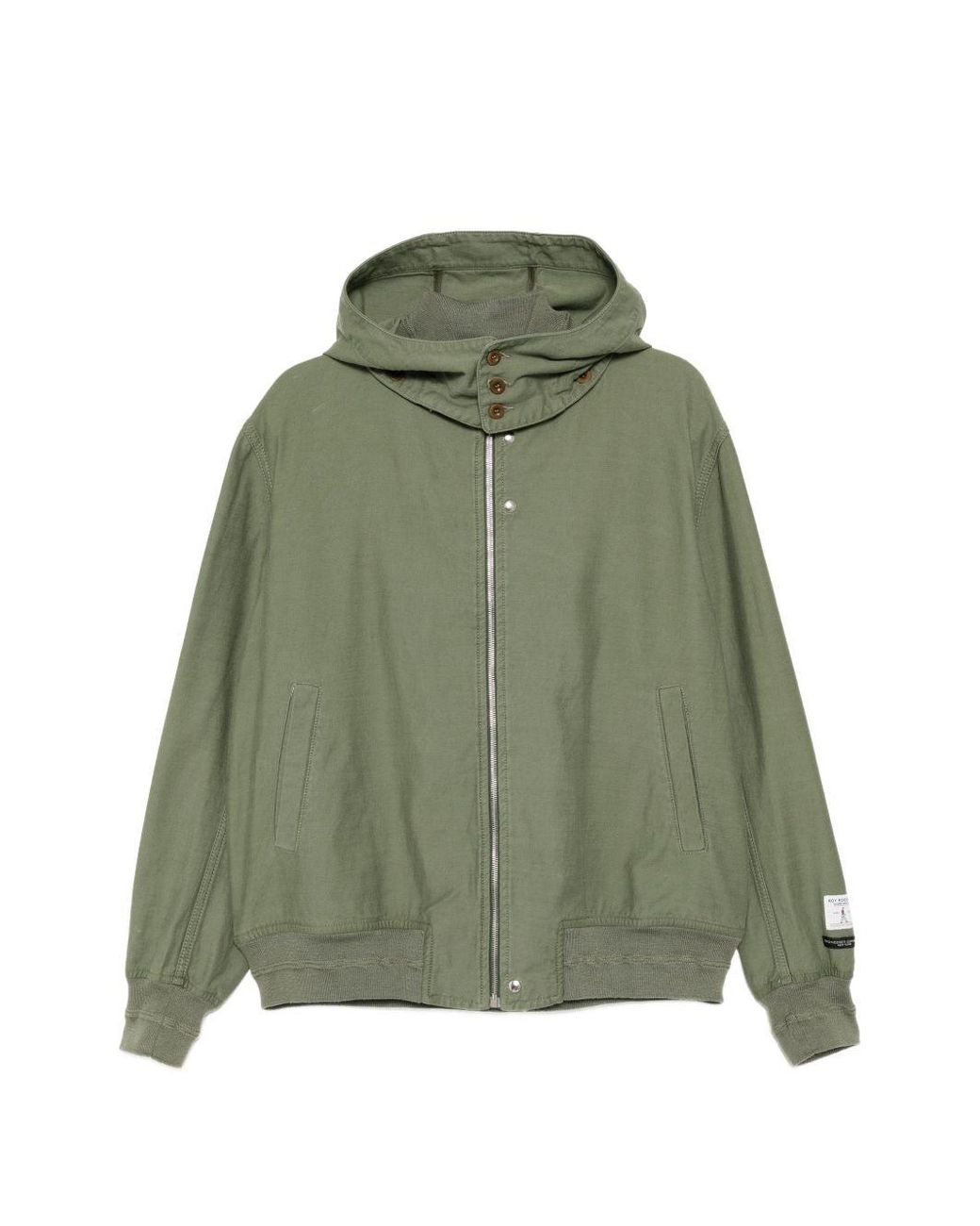 Engineered Garments Green Roy Roger's Hooded Jacket for men