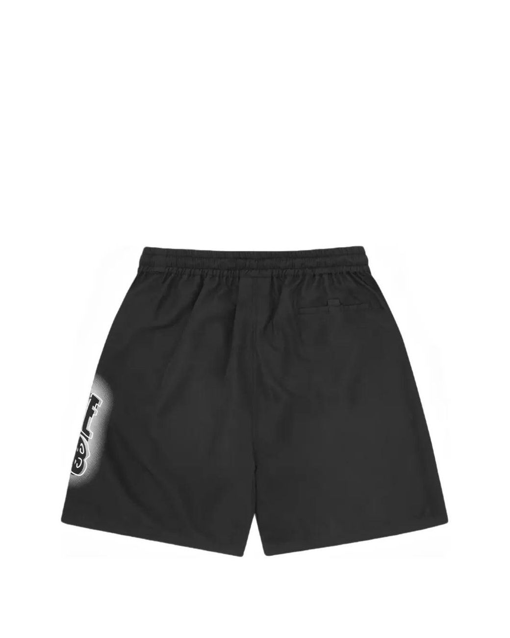 BBCICECREAM Black Logo-Print Drawstring Swim Shorts for men
