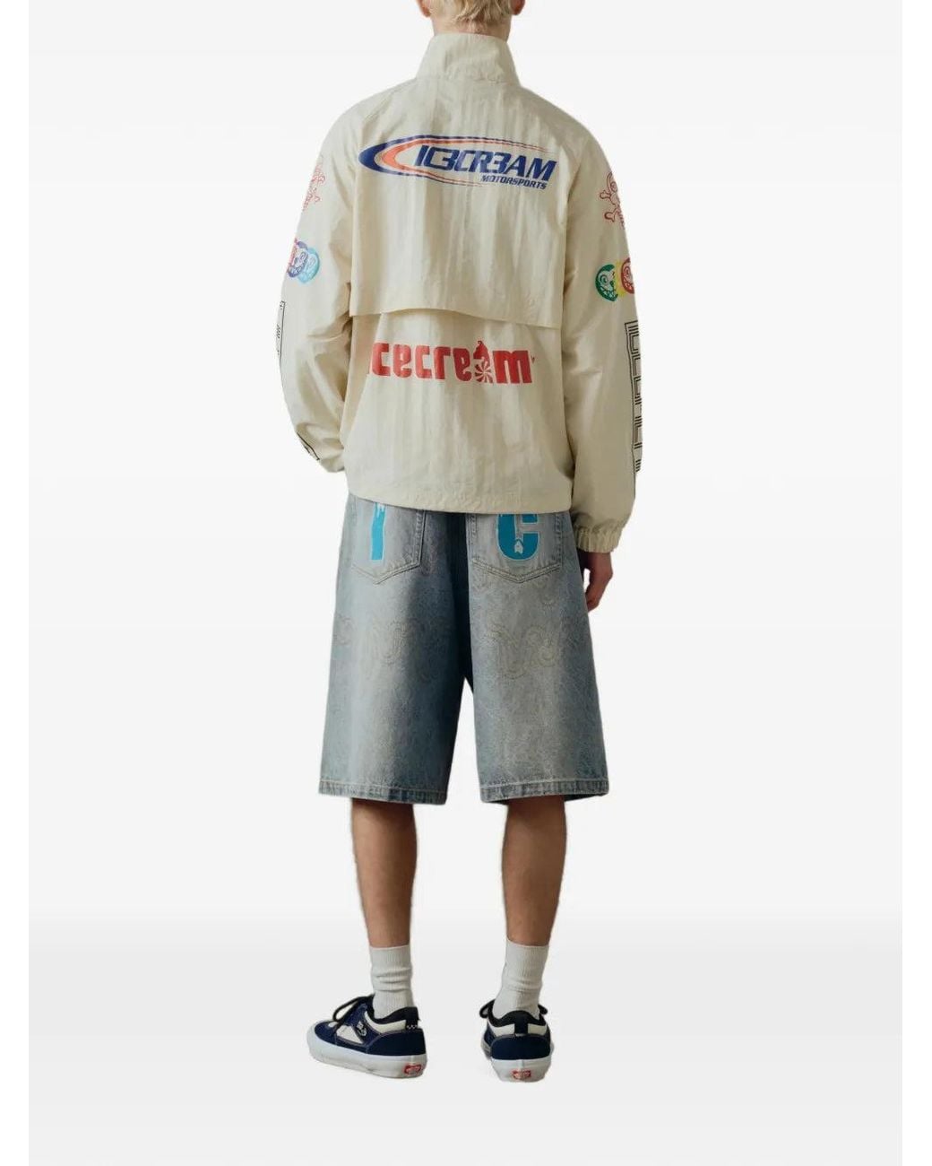 ICECREAM Multicolor Pit Crew Zip-Up Sport Jacket for men