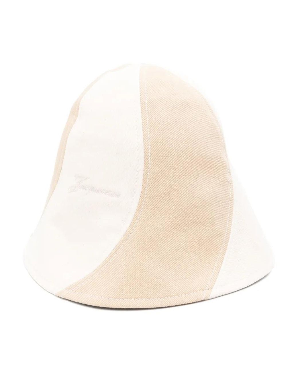 Jacquemus White Off- & La Croisière 'The Gelato' Bucket Hat for men