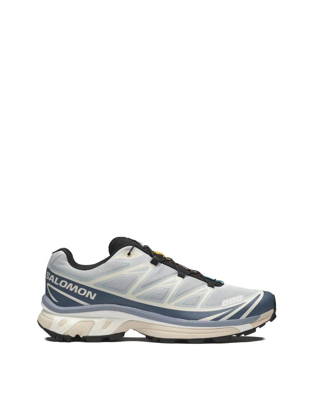 Salomon Gray Pearl Panelled Sneakers for men