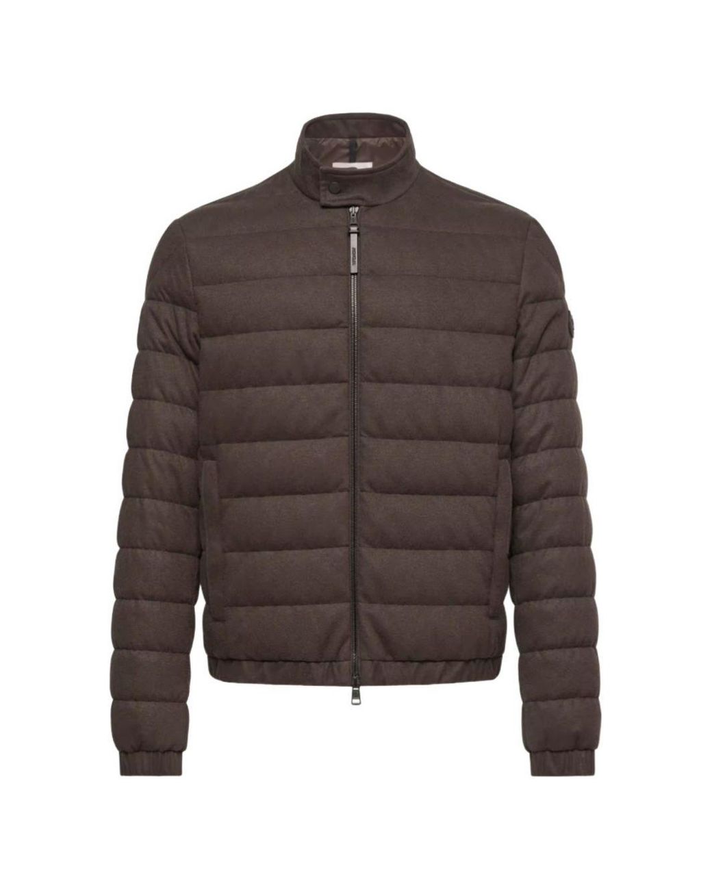 Moncler Brown Luray Quilted Zip-Up Jacket for men