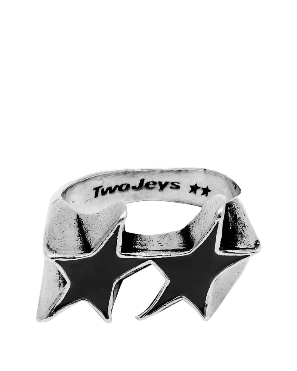 Twojeys Metallic Star Precious Metals Ring