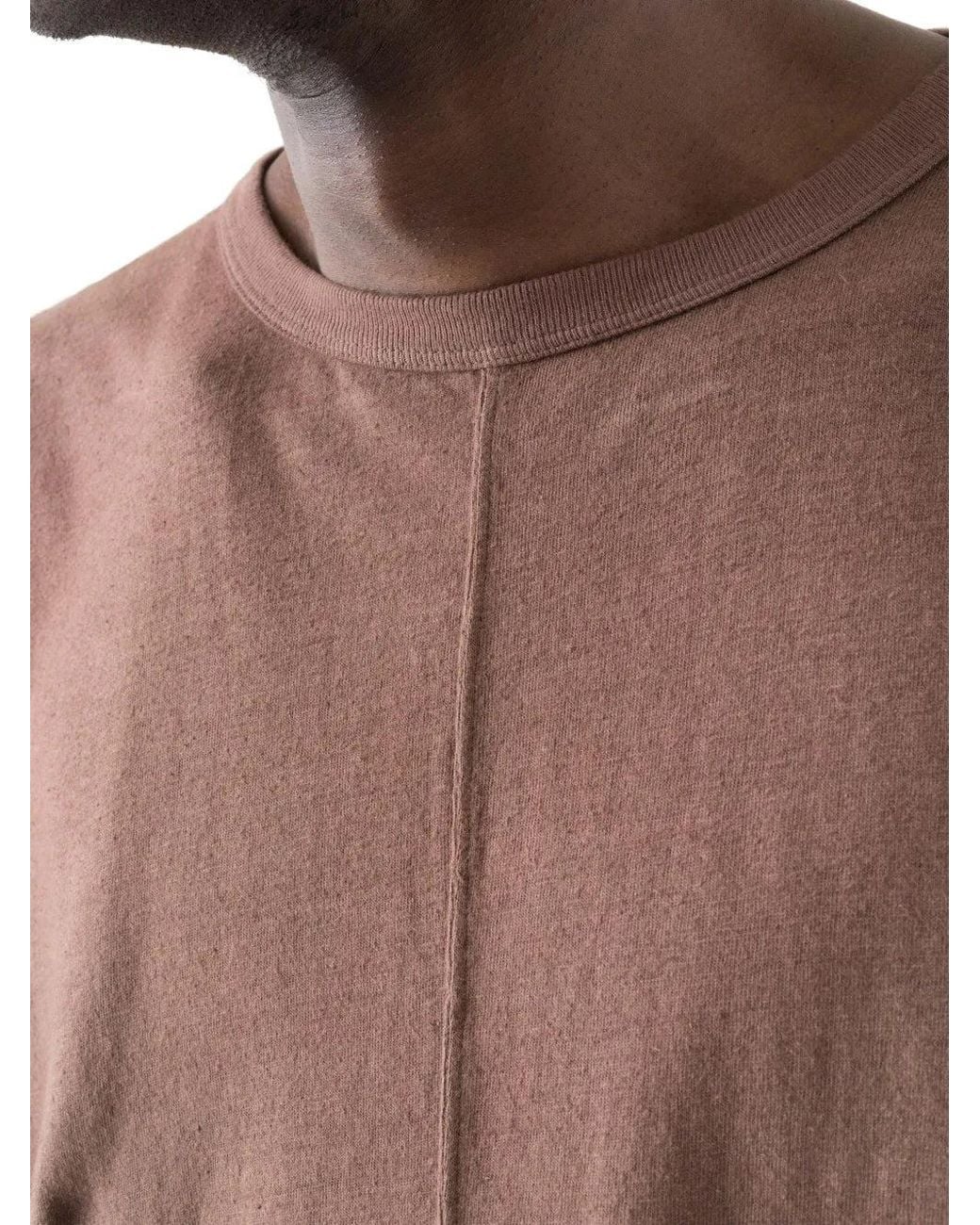 Maharishi Brown 245 Hemp Cross Loose Long-Sleeve T-Shirt for men