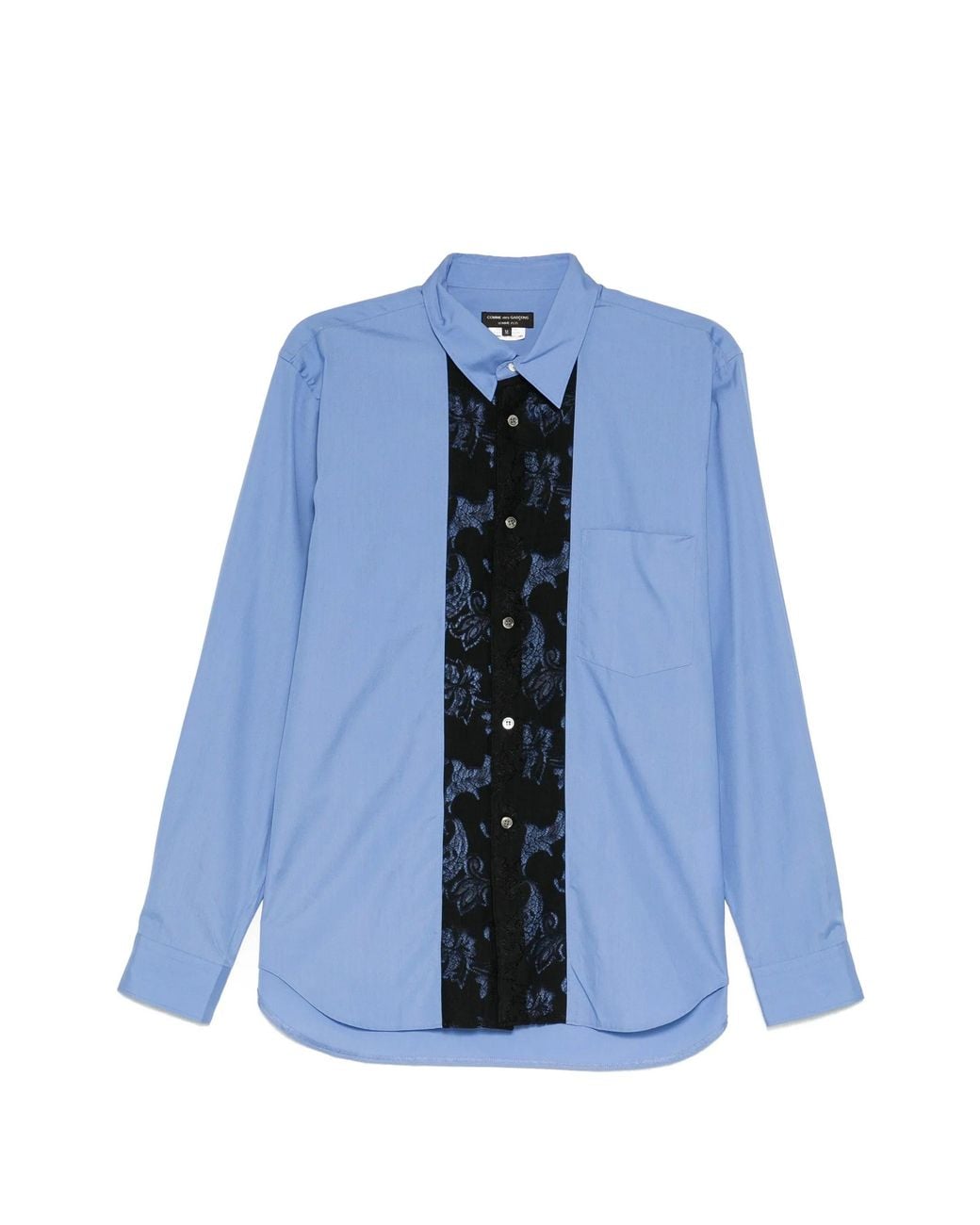 Comme des Garçons Blue Chest-Pocket Shirt for men