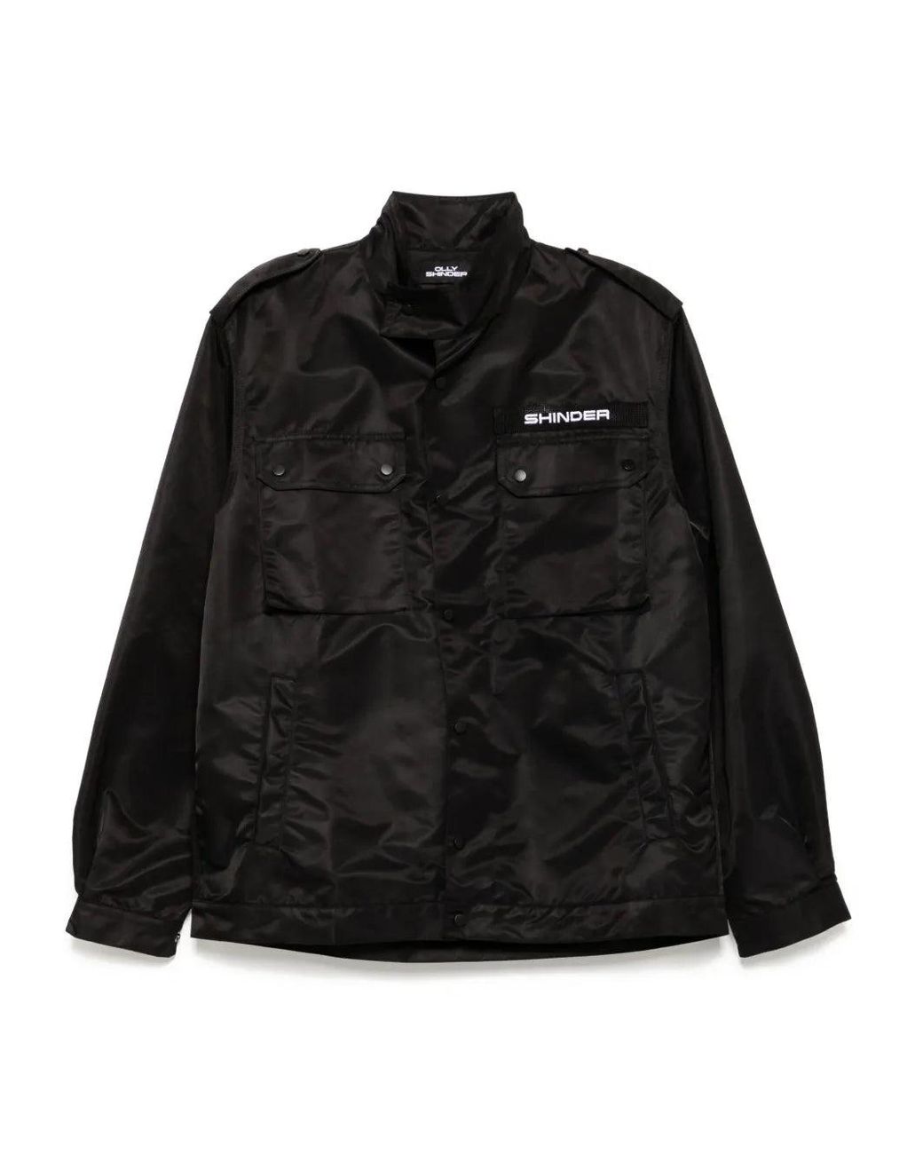 OLLY SHINDER Black World Service Jacket for men