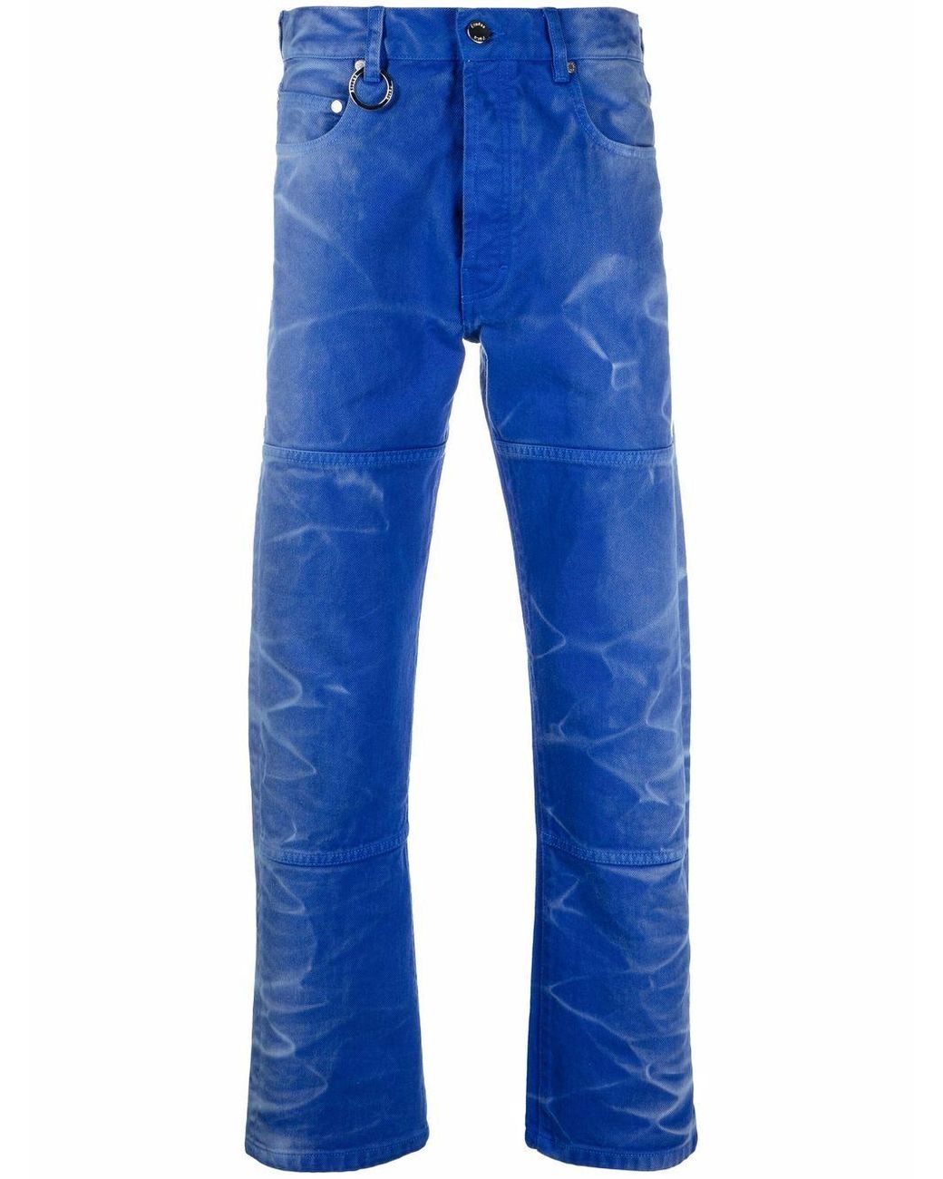 Etudes Studio Blue Washed-Effect Straight-Leg Jeans for men