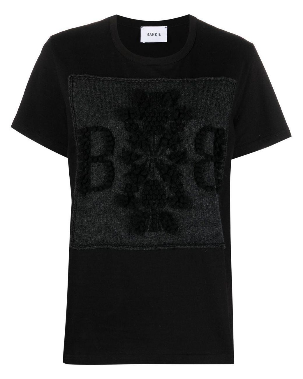 Barrie Black B-Logo T-Shirt for men