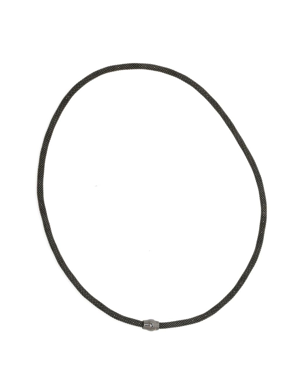 Giorgio Armani White Tubular Necklace