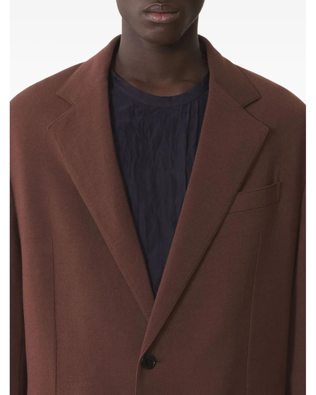 Lanvin Brown Wool Blazer for men