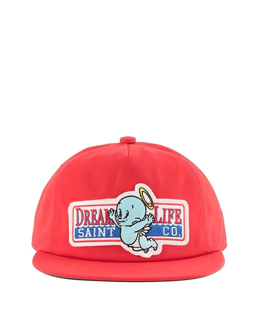 SAINT Mxxxxxx Red Appliqué Baseball Cap for men