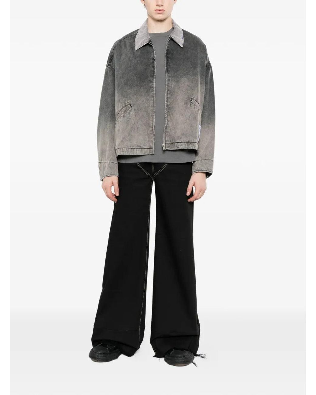 Maison Mihara Yasuhiro Gray Denim Jacket for men