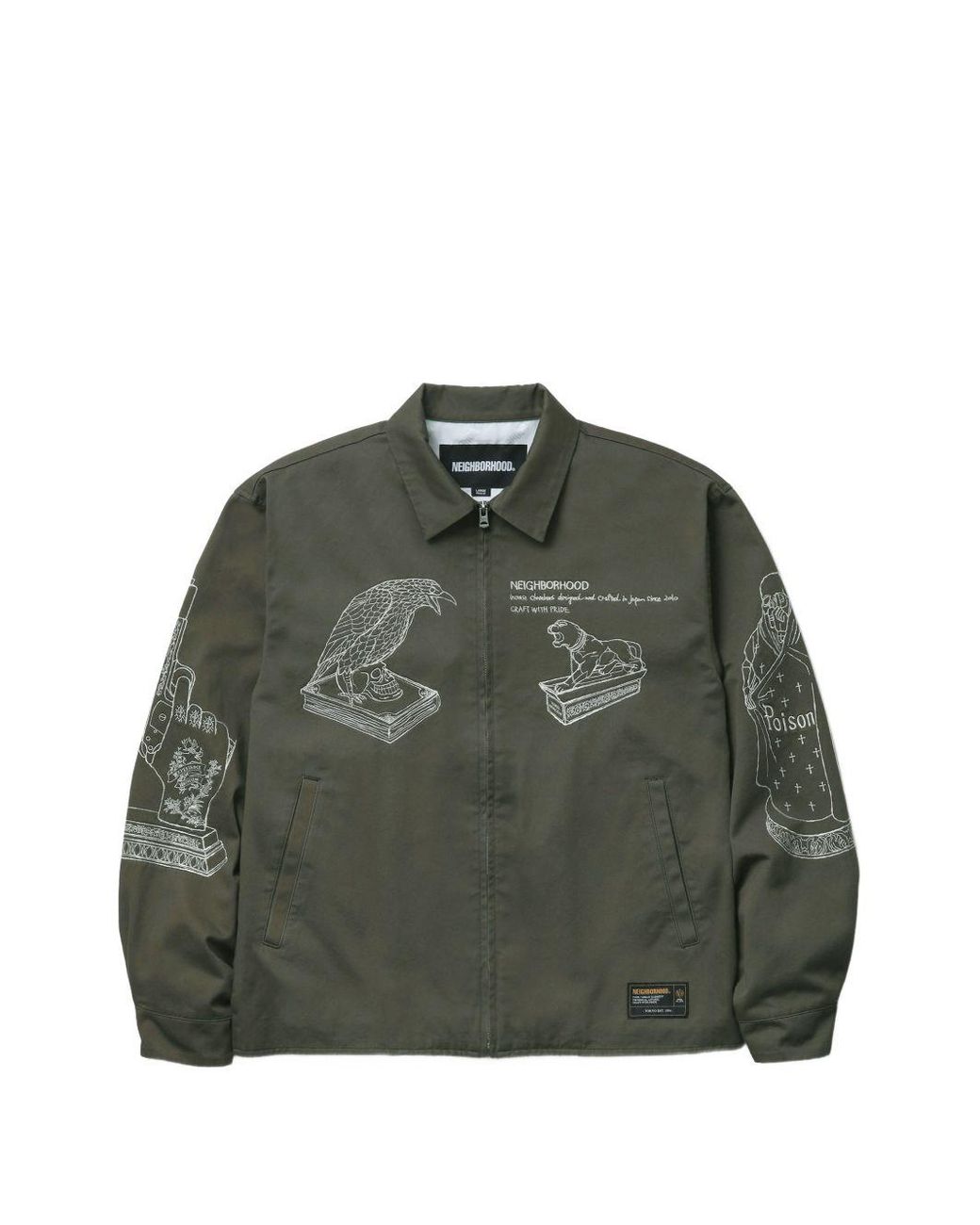 Neighborhood Green Souvenir Jacket for men