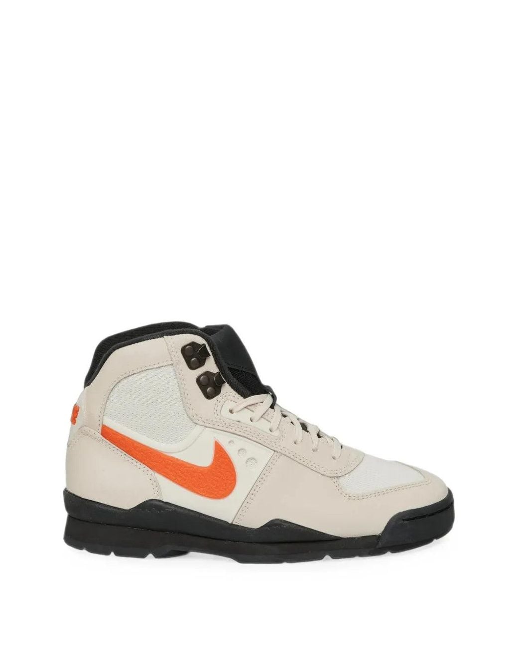 Nike White Swoosh-Logo Panelled Sneakers for men