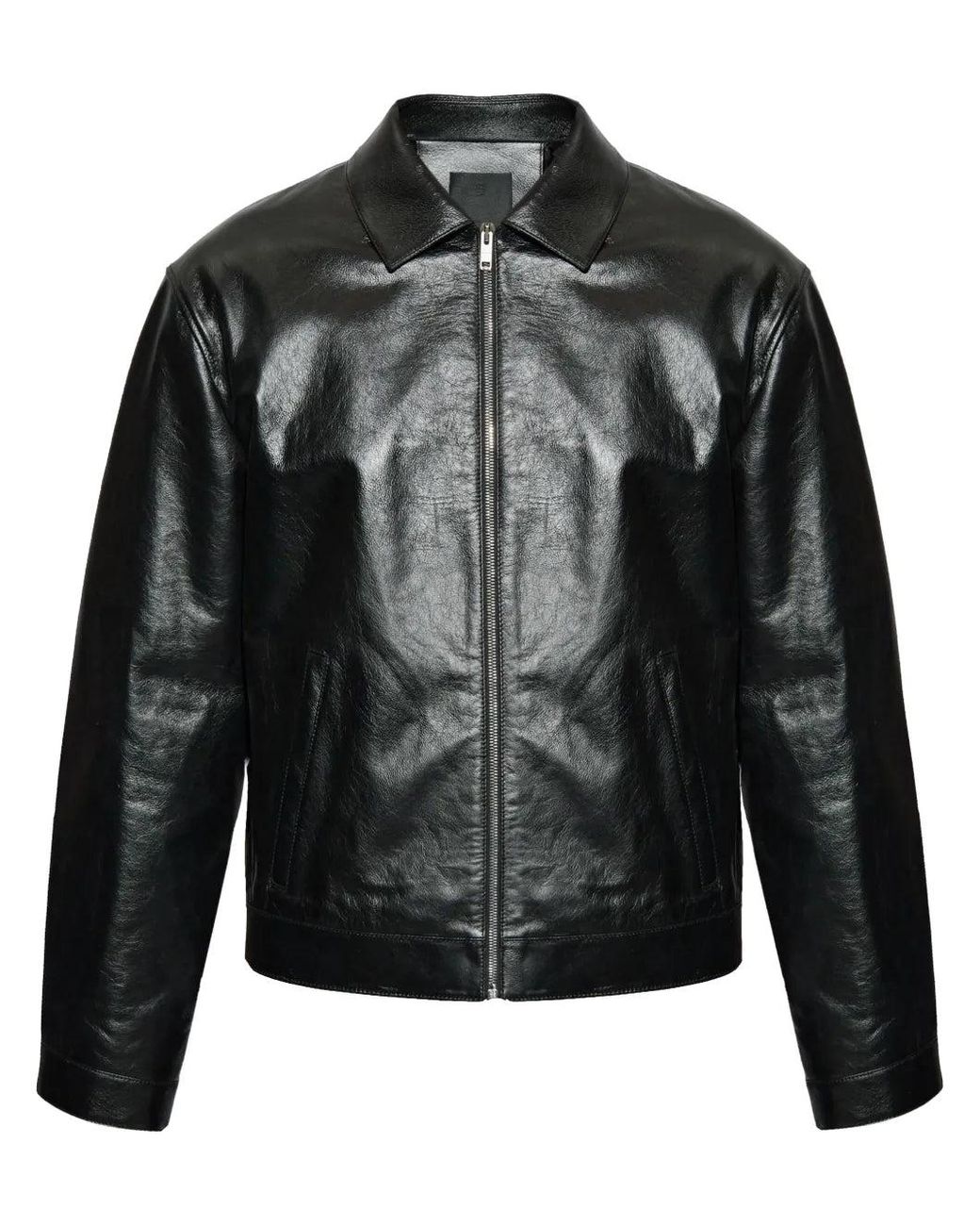 Givenchy Black Leather Jacket for men