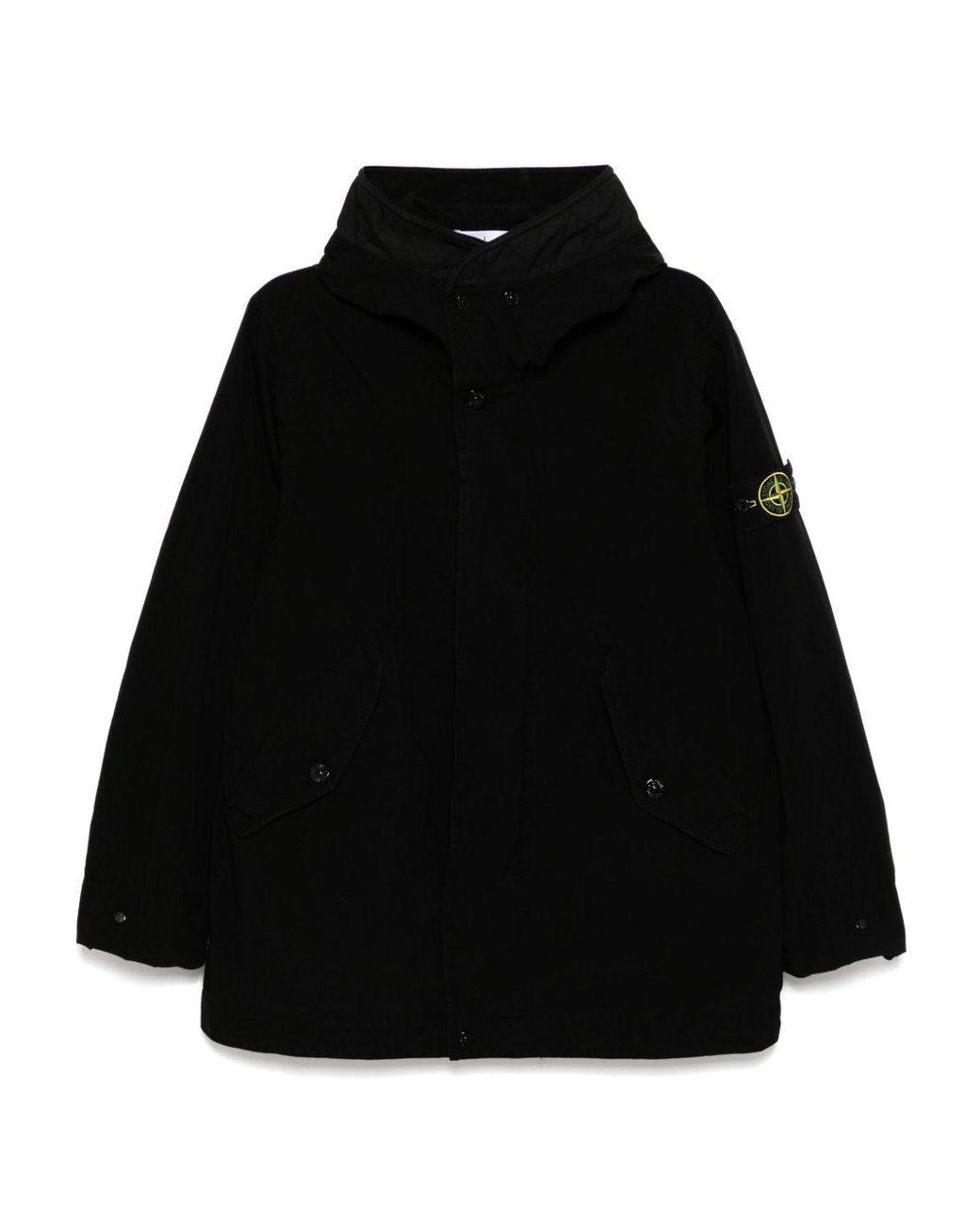 Stone Island Black Capospalla Jacket for men