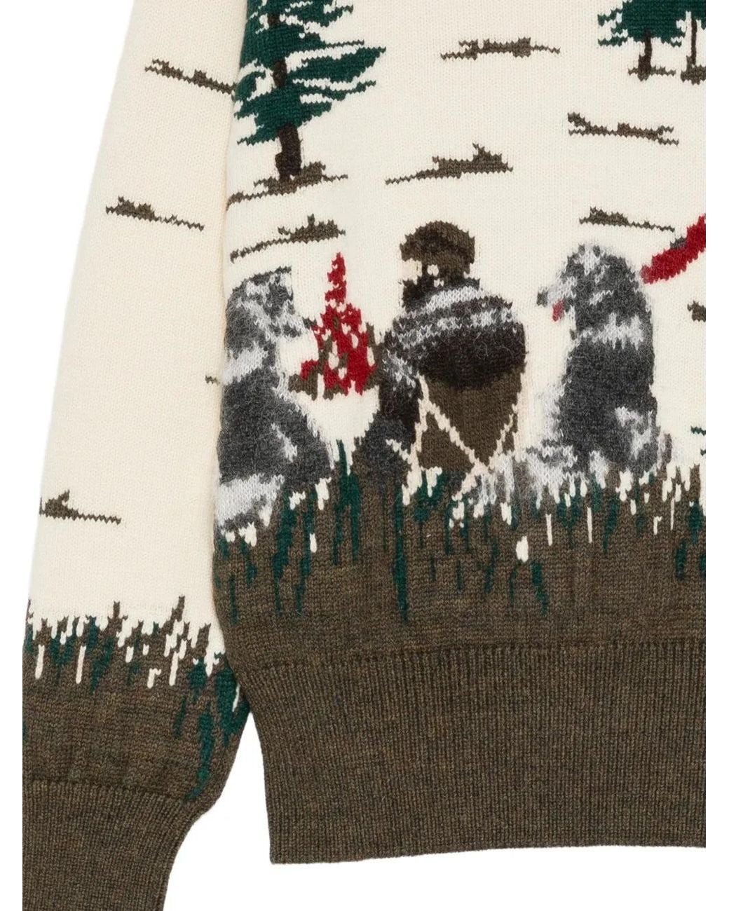 Junya Watanabe Multicolor Graphic-Print Sweatshirt for men