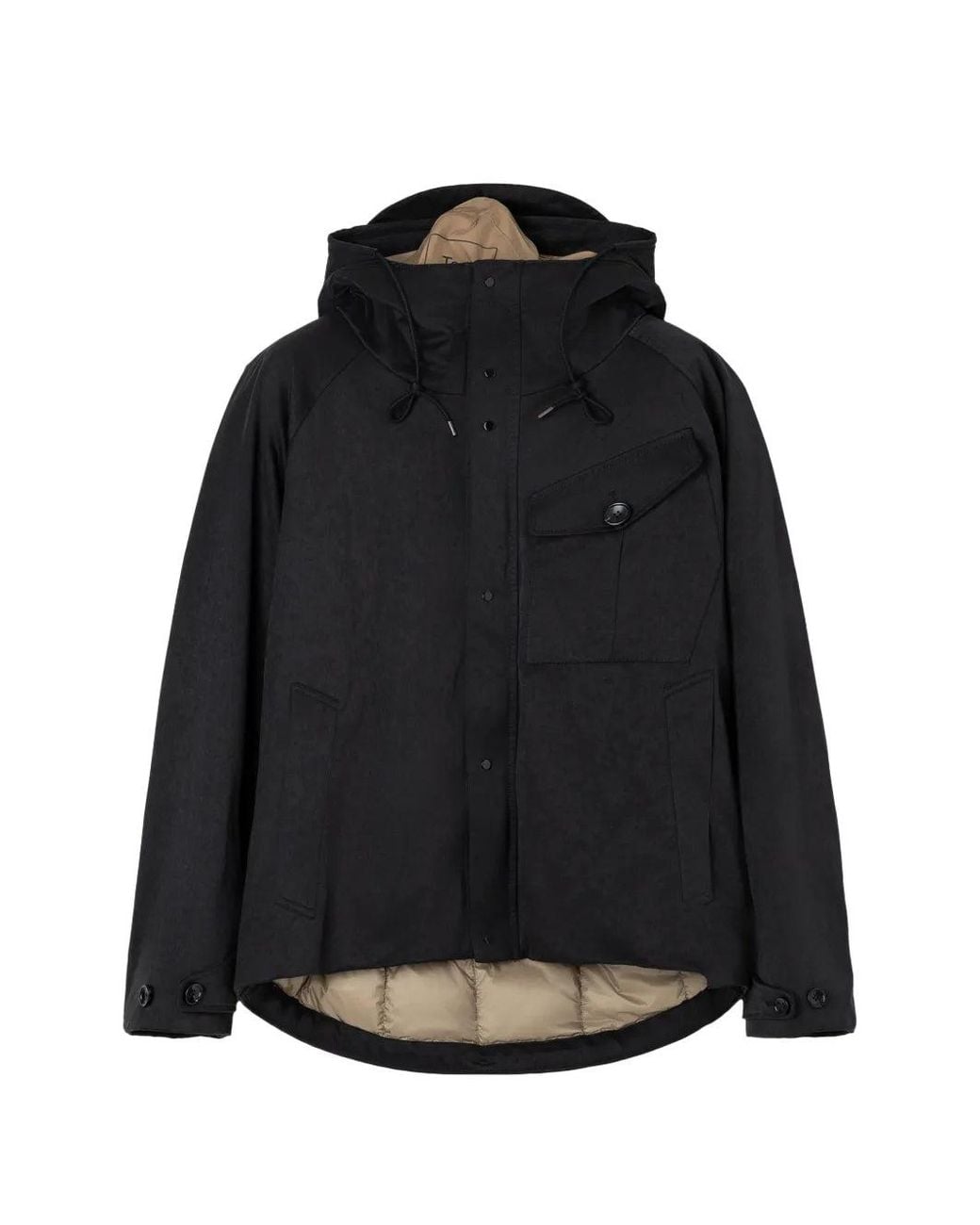 C P Company Black Cardinal Hoodie for men