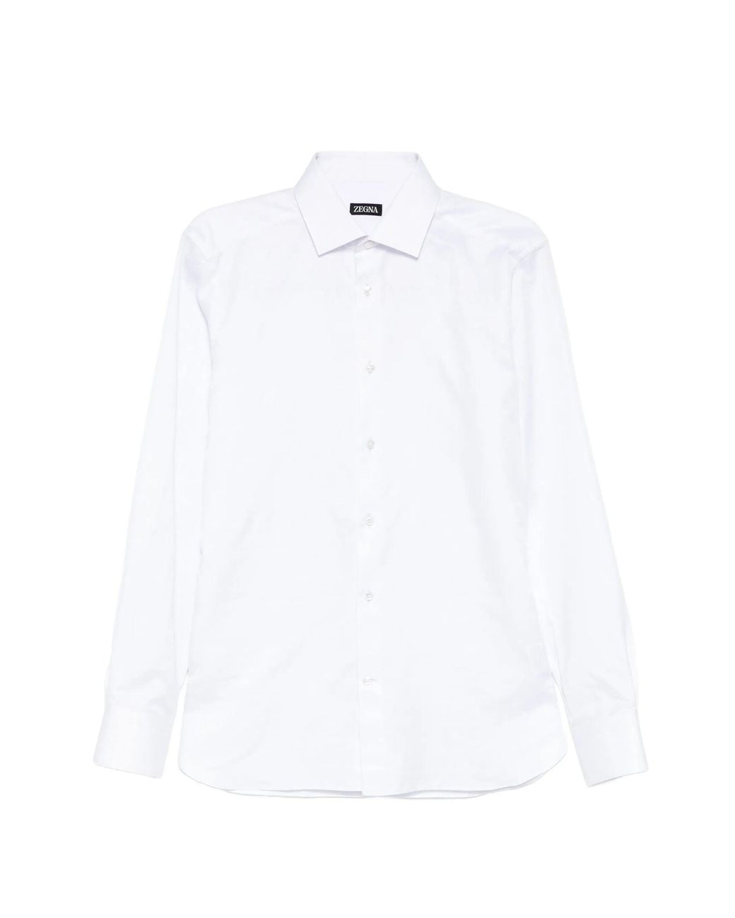 Zegna White Buttoned Shirt for men
