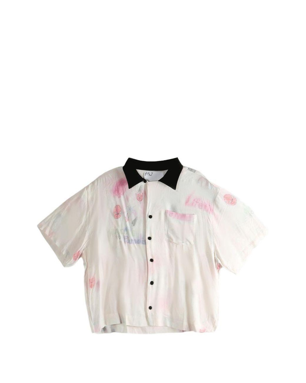 PALY White Graphic-Print Shirt