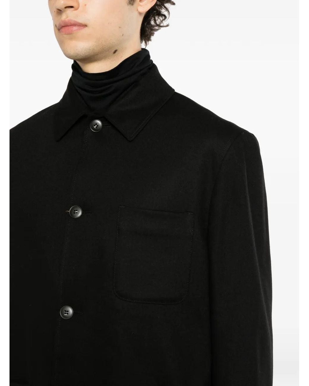 Canali Black Single-Breasted Jacket for men
