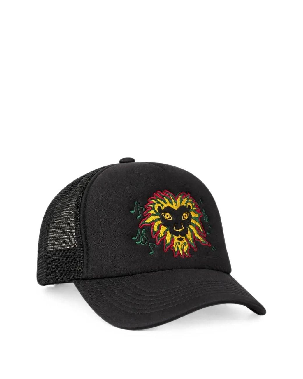 Nicholas Daley Black Ion Head Trucker Mesh-Panel Cap for men