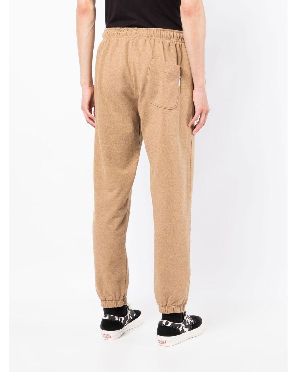 Rassvet (PACCBET) Embroidered-logo Cotton Track Pants in Natural