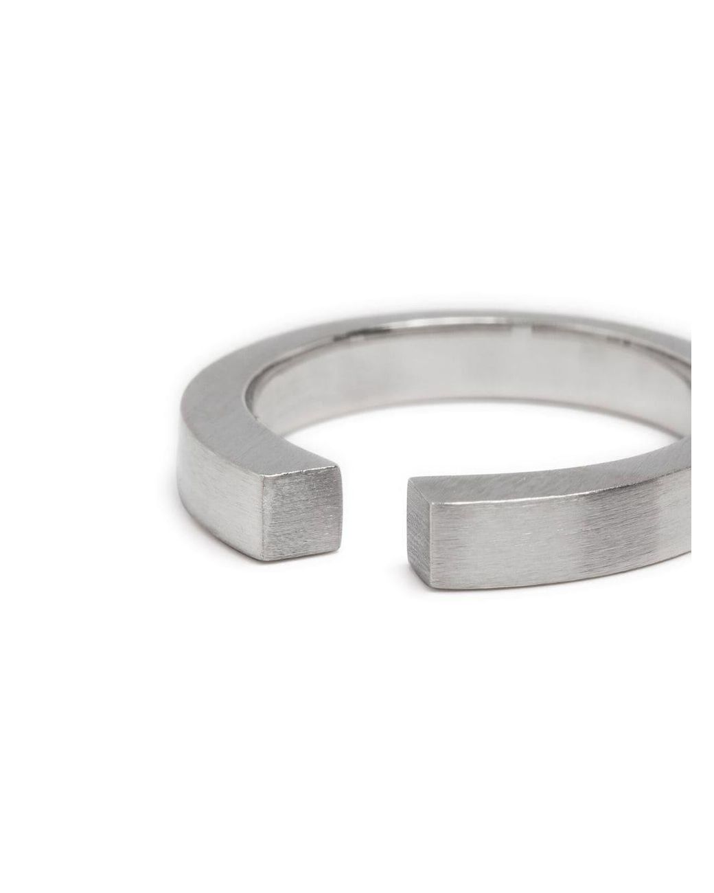 Tom Wood Sterling Silver Split Ring in Metallic for Men | Lyst