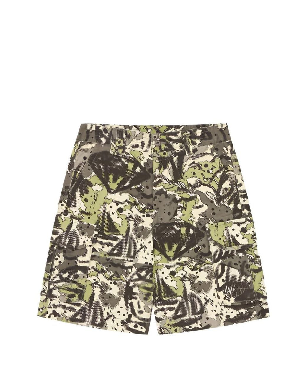 BBCICECREAM Metallic Camouflage-Print Cargo Shorts for men