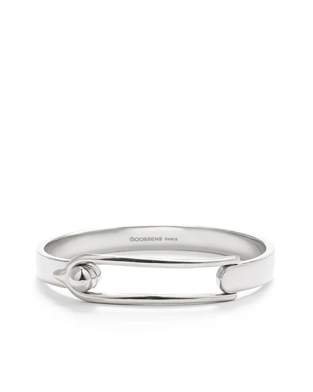 Goossens White Boucle Bracelet for men