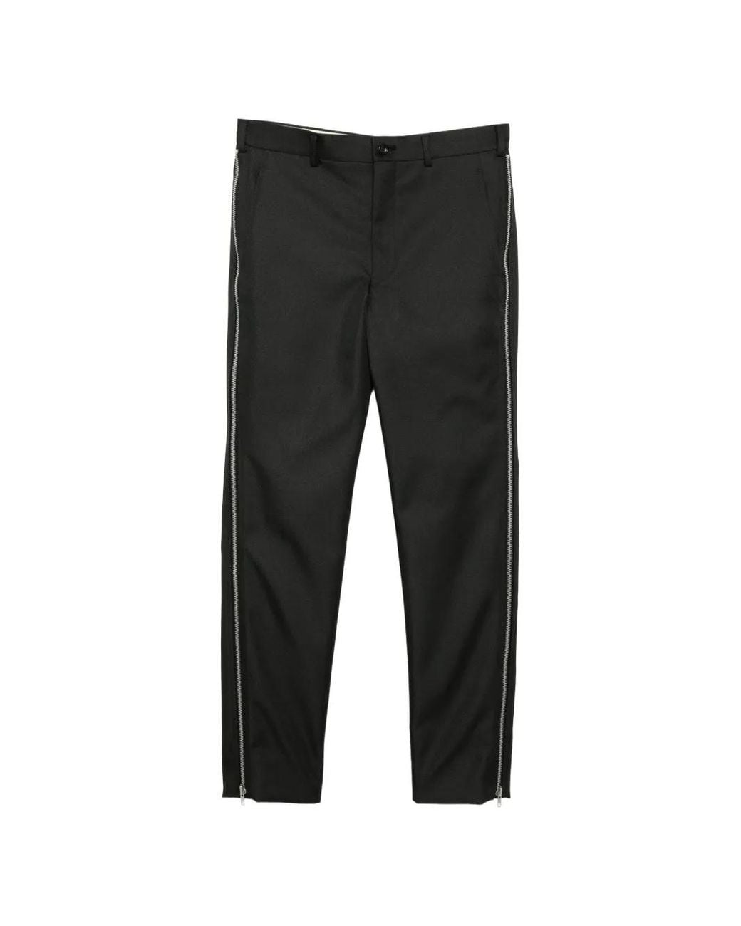 Comme des Garçons Black Zip-Detail Trousers for men