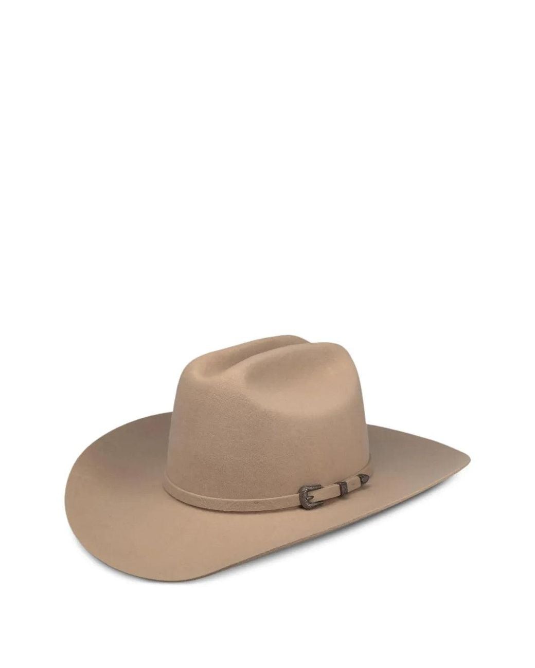 Stetson Natural Mardren Buckle-Detail Felt Hat for men