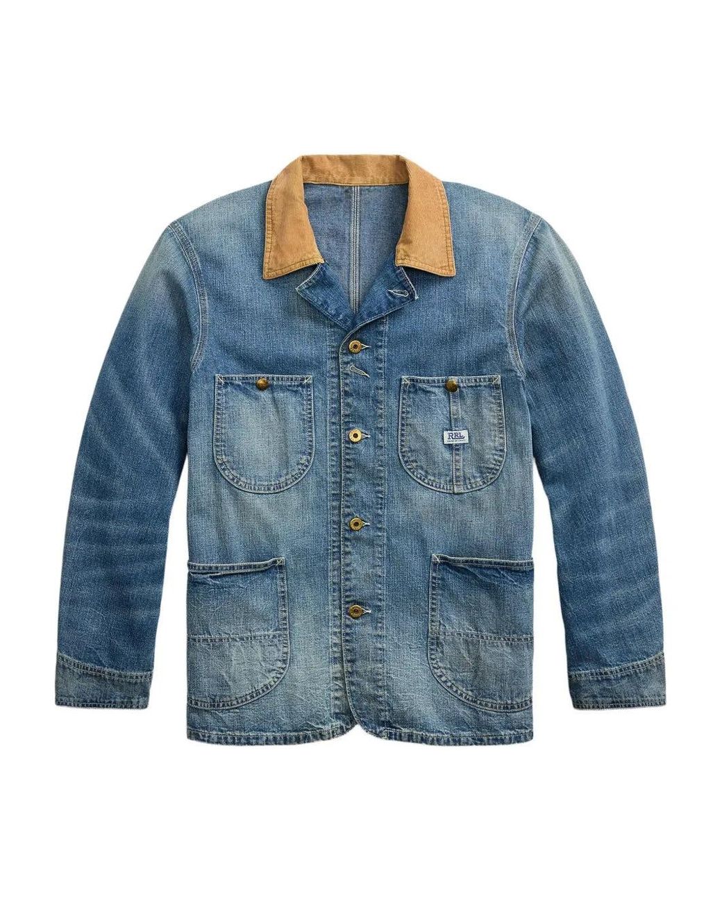 RRL Blue Denim Jacket for men