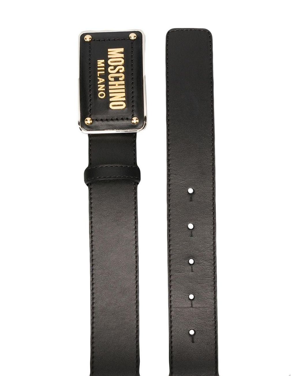 moschino tape belt