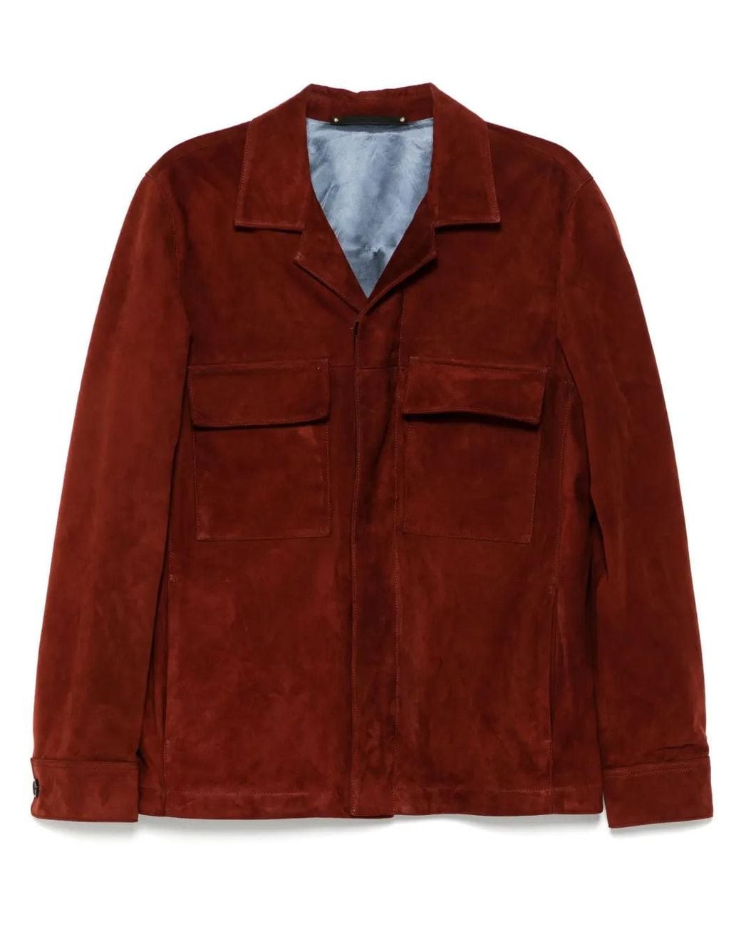 Paul Smith Red Suede Jacket for men